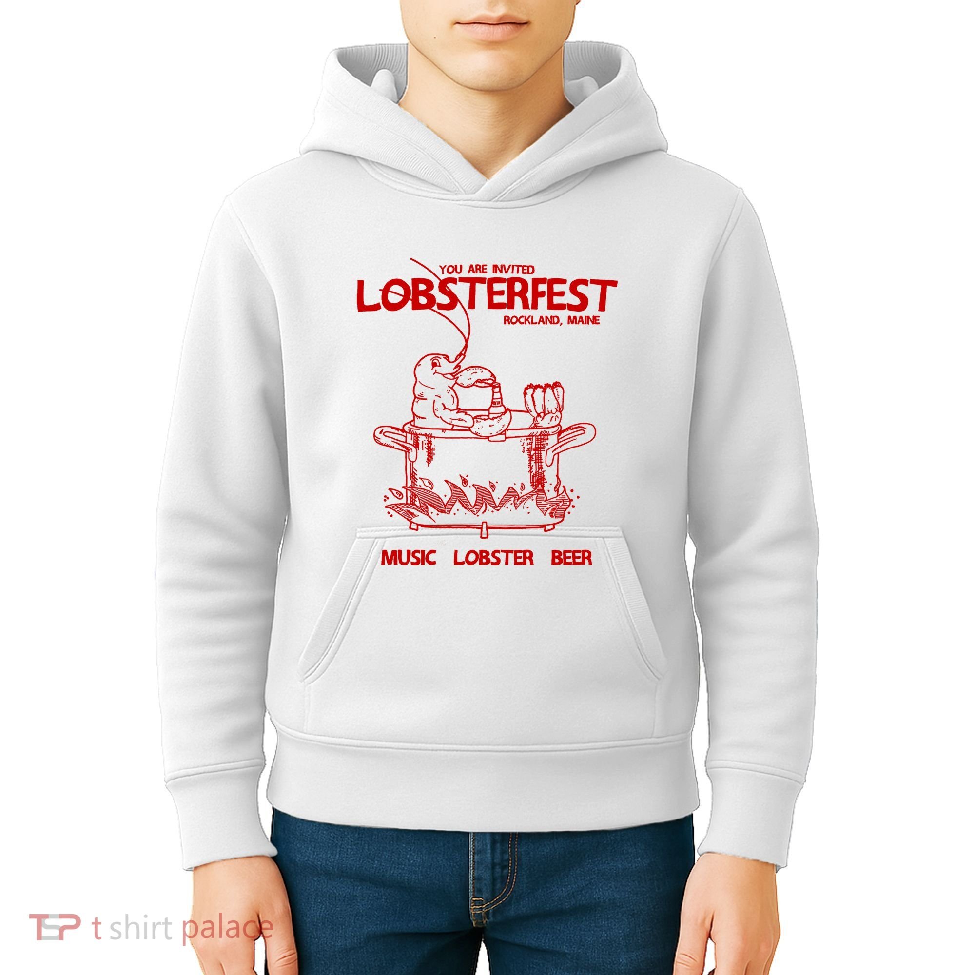 Lobsterfest Maine Kids Hoodie