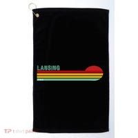 Lansing Michigan Golf Towel thumb 0