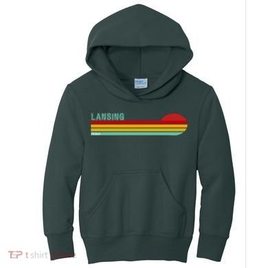 Lansing Michigan Kids Hoodie