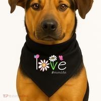 Love Mimi Life Cute Matching Family USA-Made Doggie Bandana thumb 1