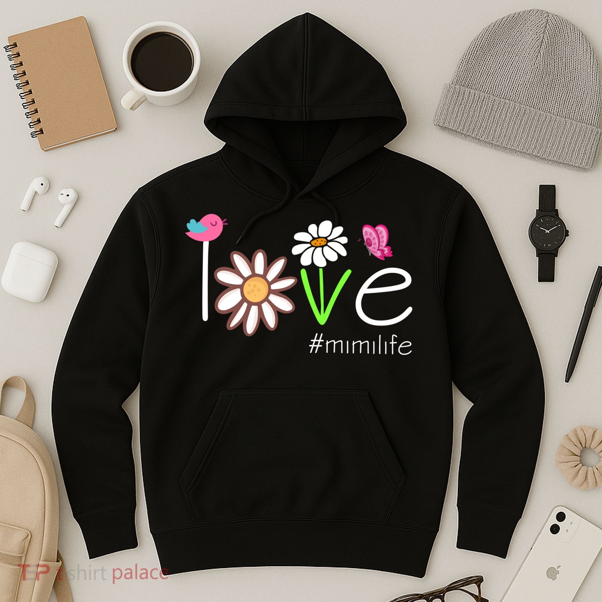 Love Mimi Life Cute Matching Family Hoodie