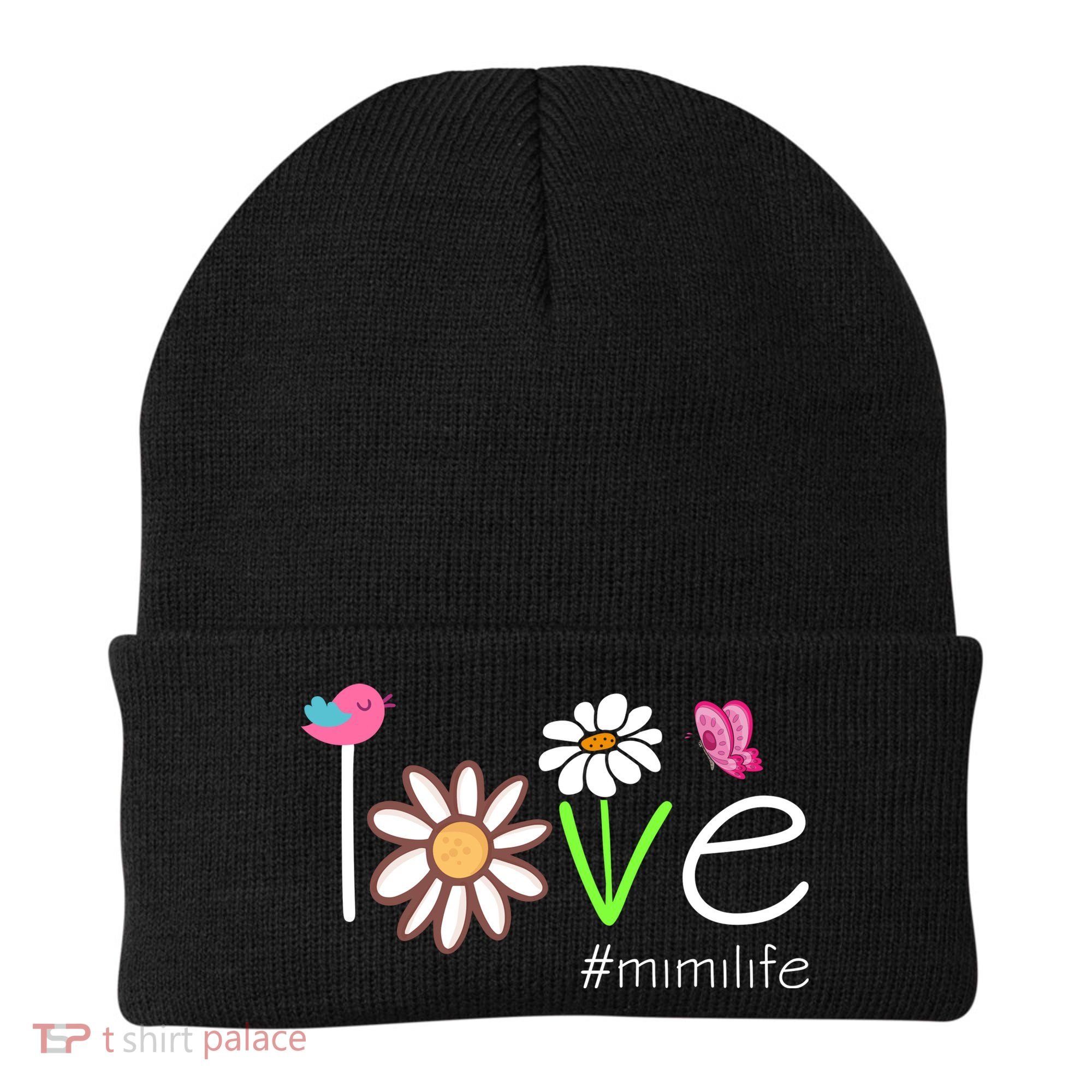 Love Mimi Life Cute Matching Family Beanie