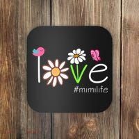 Love Mimi Life Cute Matching Family Coaster thumb 0