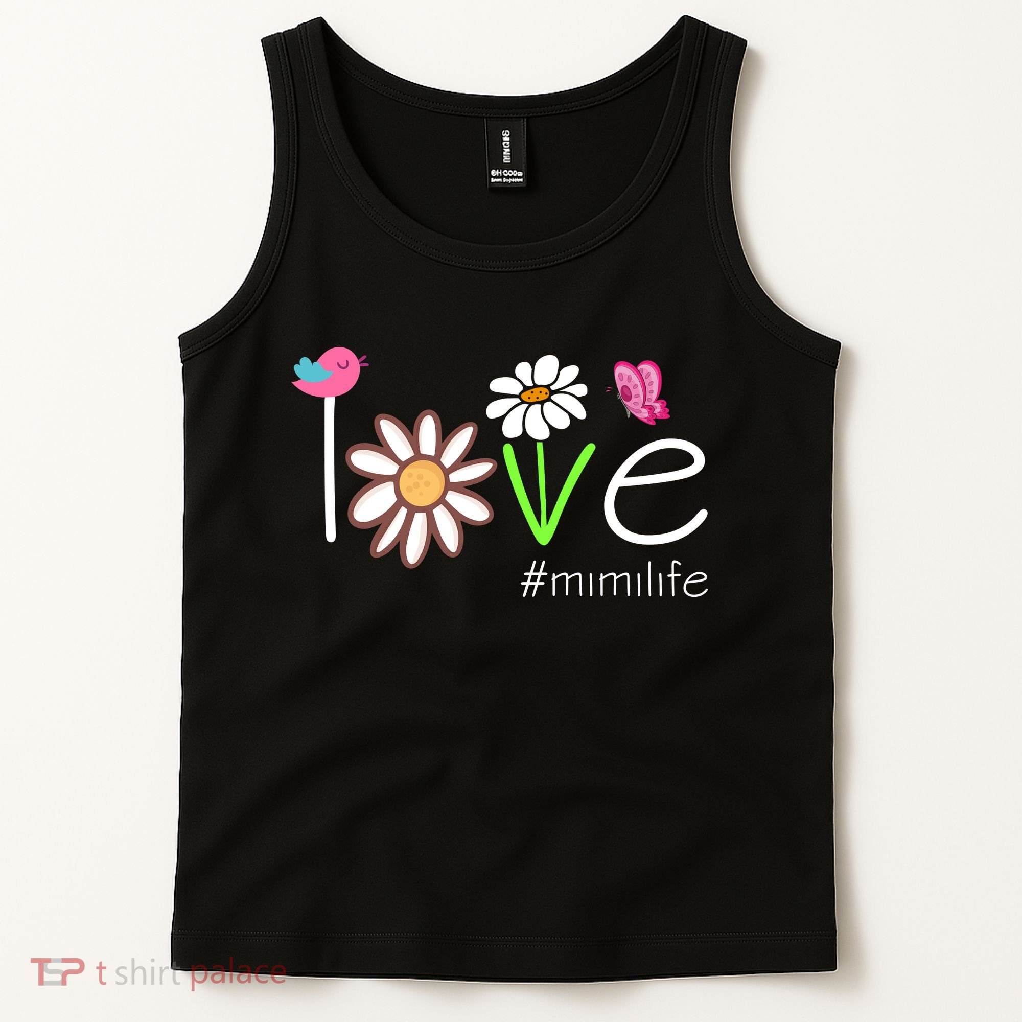 Love Mimi Life Cute Matching Family Tank Top