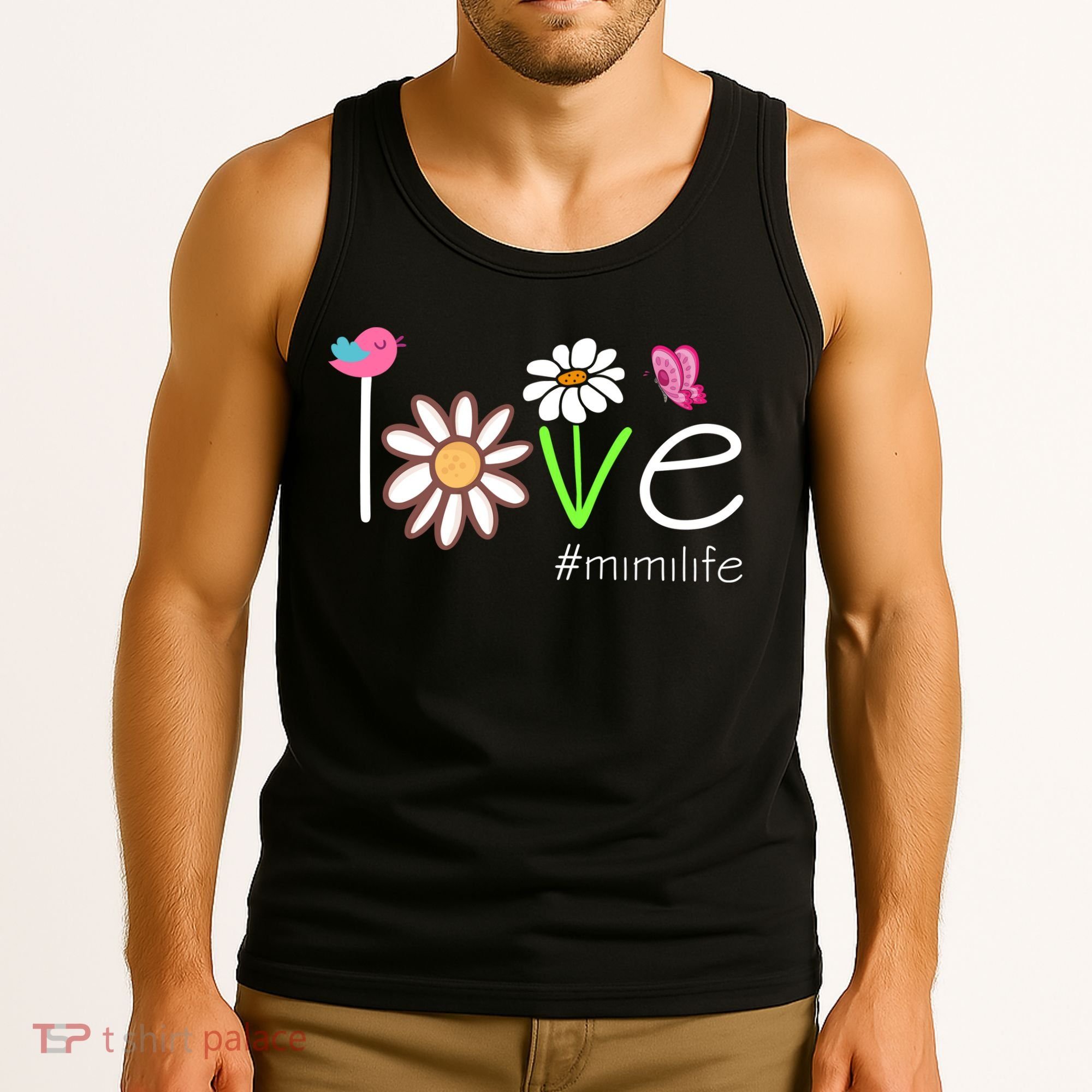 Love Mimi Life Cute Matching Family Tank Top