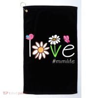 Love Mimi Life Cute Matching Family Golf Towel thumb 0