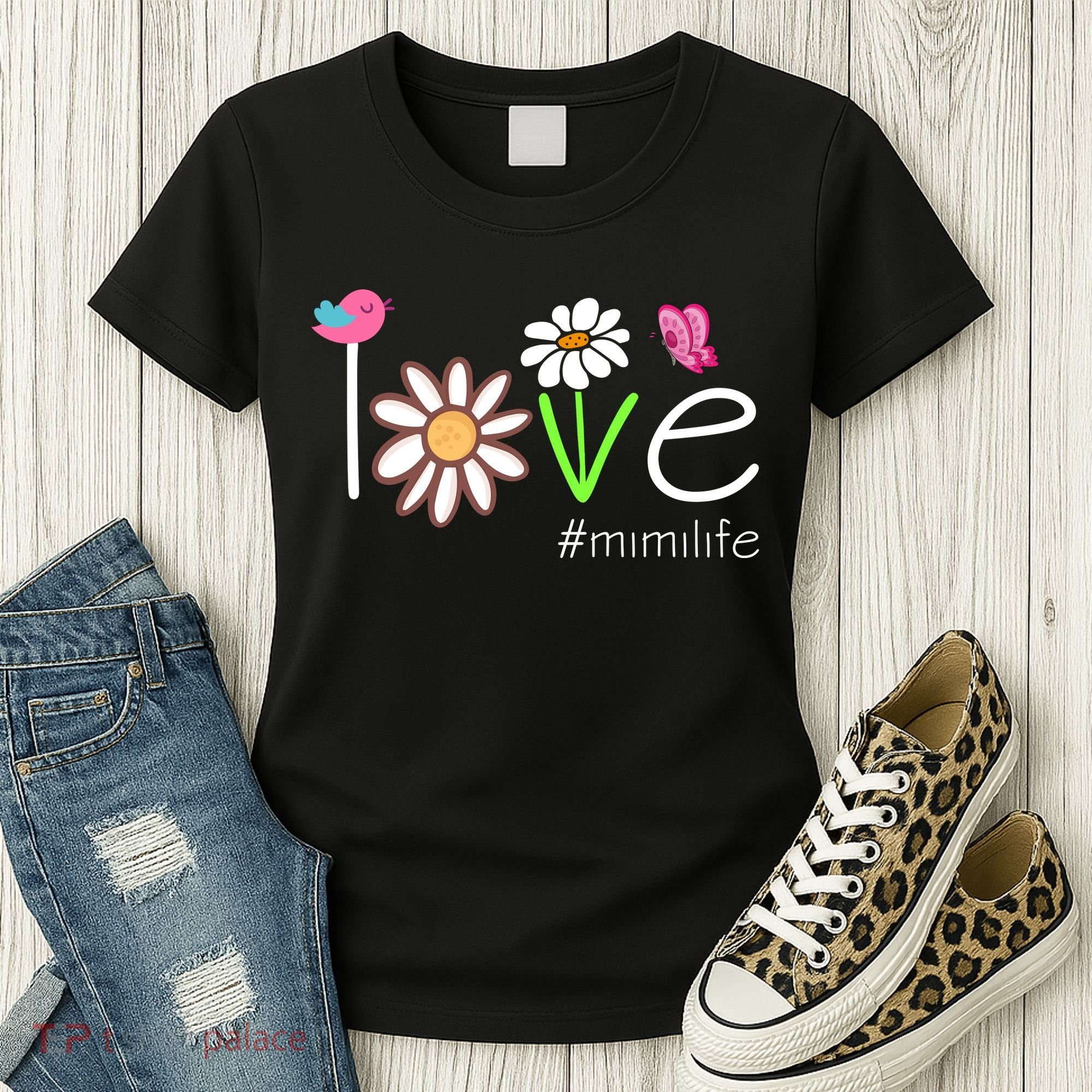 Love Mimi Life Cute Matching Family Women's T-Shirt