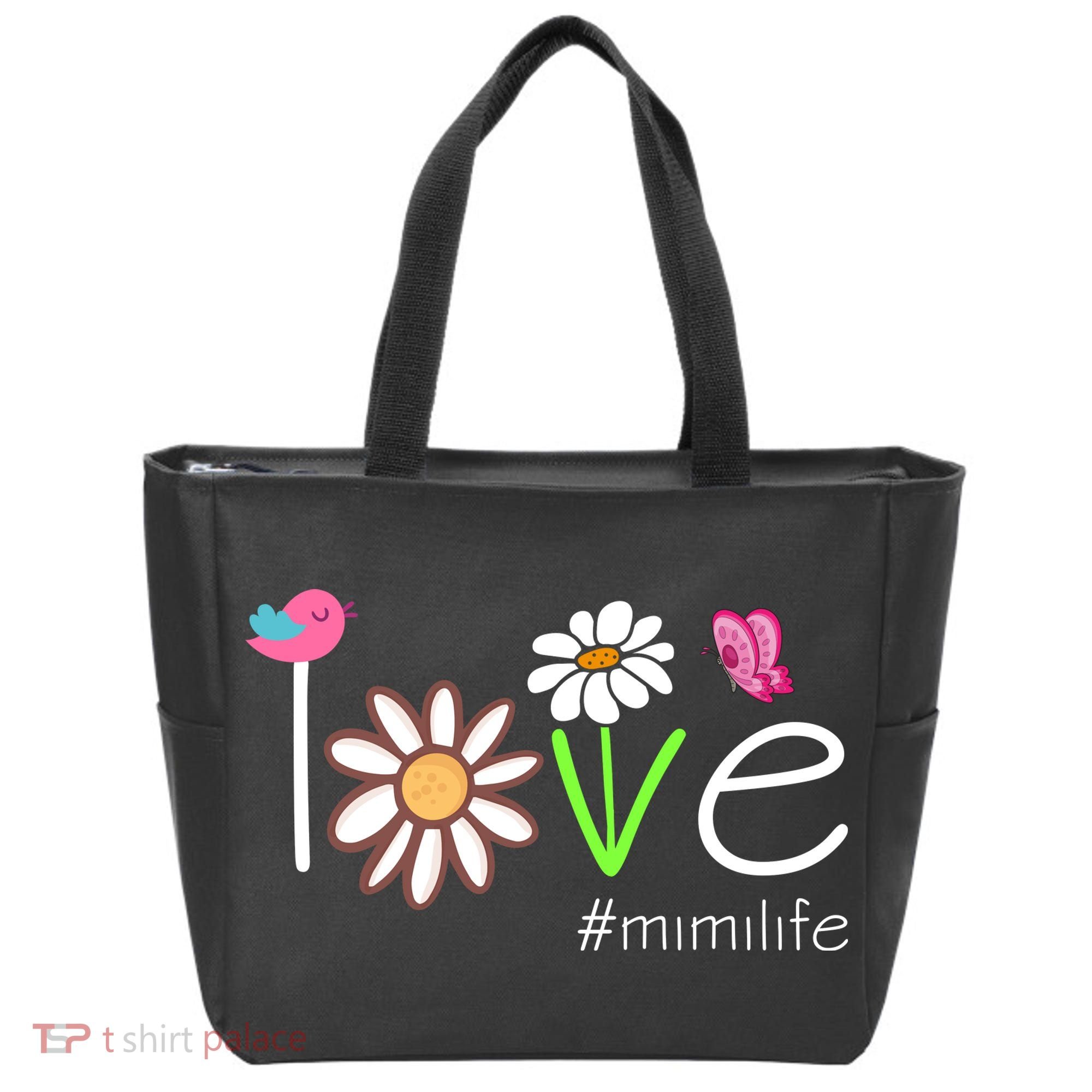 Love Mimi Life Cute Matching Family Tote Bag