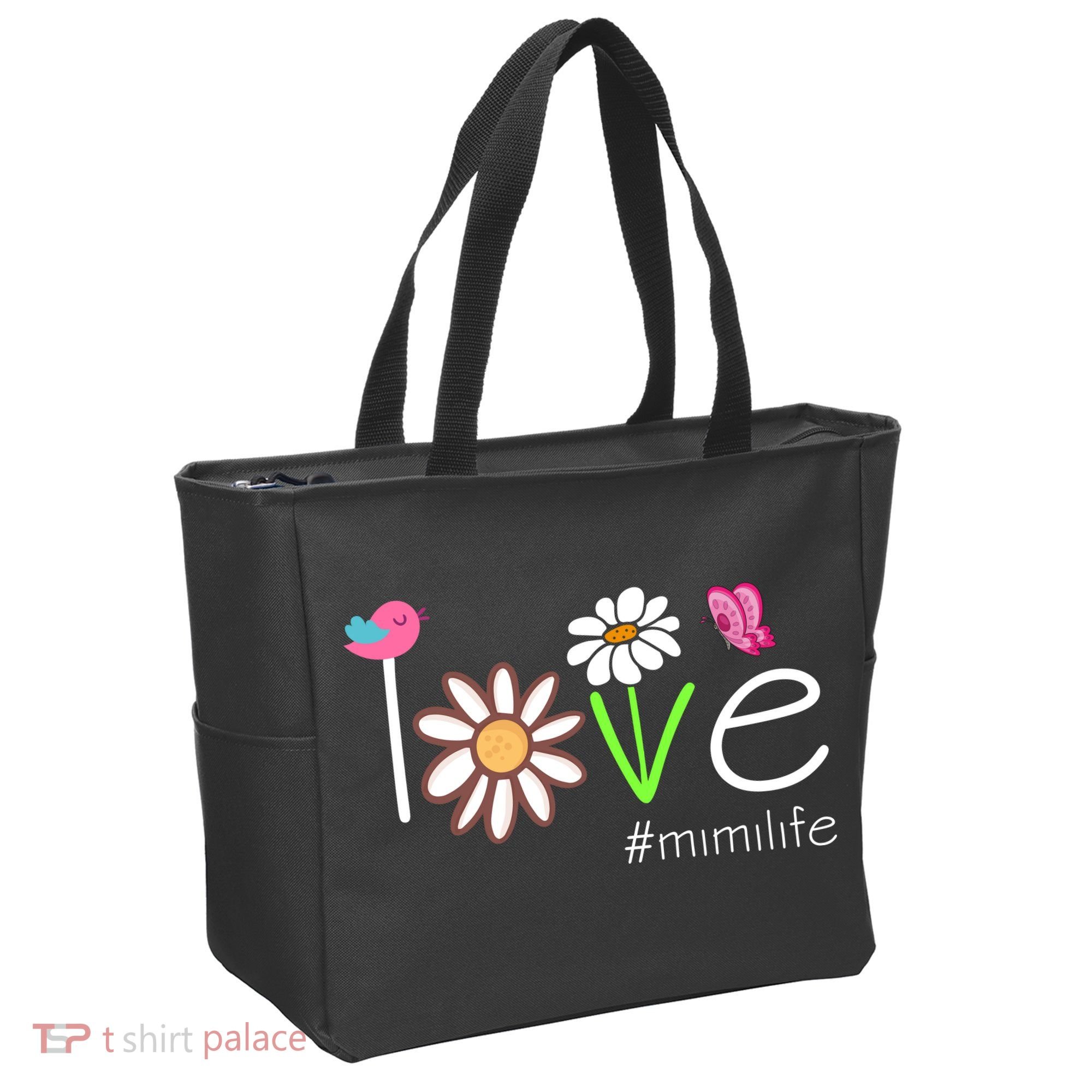 Love Mimi Life Cute Matching Family Tote Bag