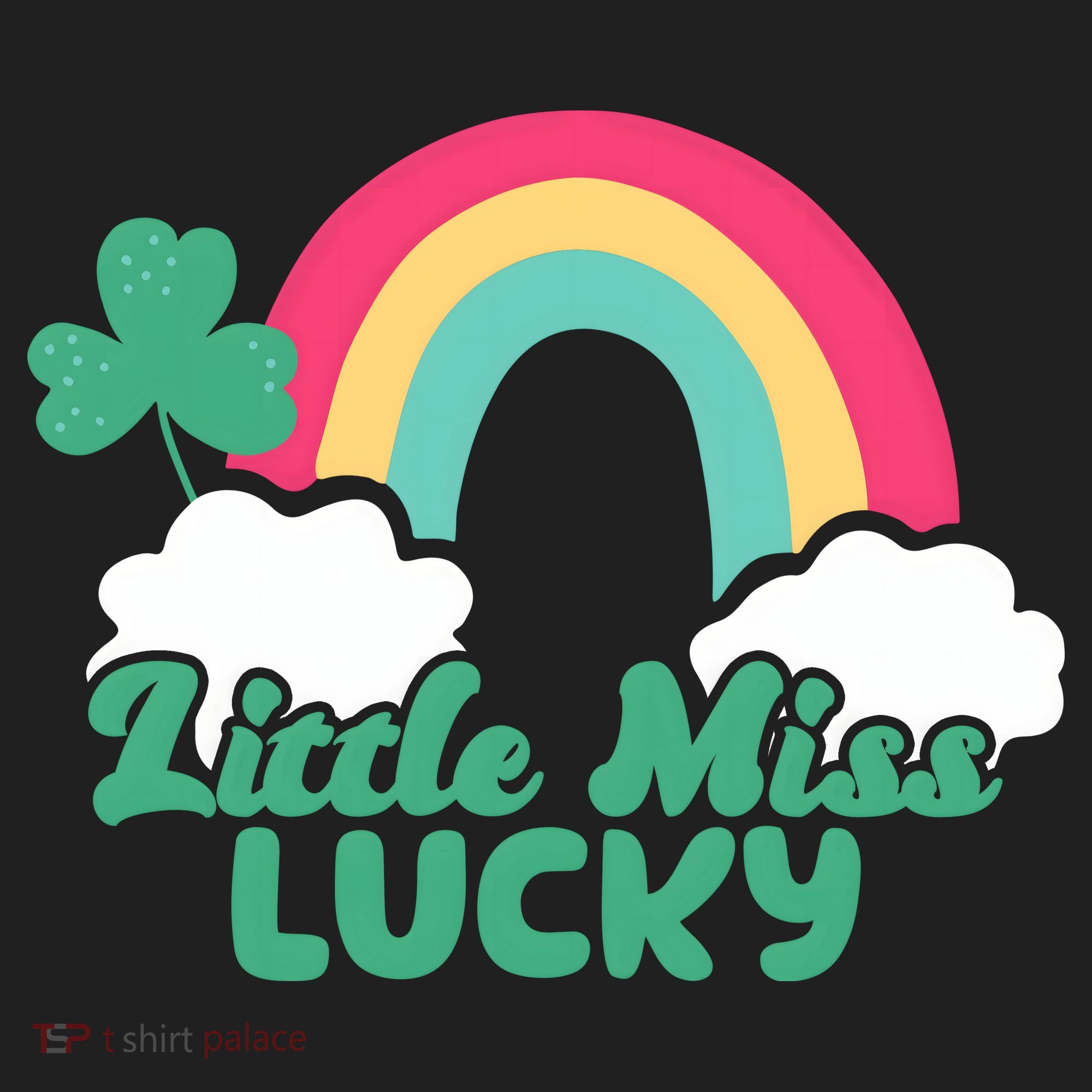 Little Miss Lucky Rainbow St Patrick's Day Women's Sweatshirt
