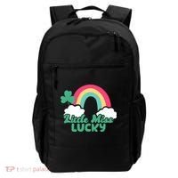 Little Miss Lucky Rainbow St Patrick's Day Backpack thumb 0