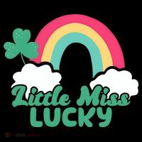 Little Miss Lucky Rainbow St Patrick's Day Toddler Hoodie thumb 2