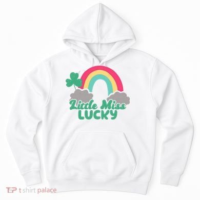 Little Miss Lucky Rainbow St Patrick's Day Hoodie