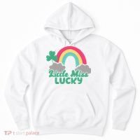 Little Miss Lucky Rainbow St Patrick's Day Hoodie thumb 0