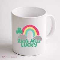 Little Miss Lucky Rainbow St Patrick's Day Coffee Mug thumb 1