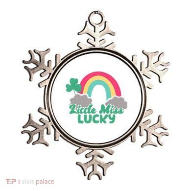 Little Miss Lucky Rainbow St Patrick's Day Ornament