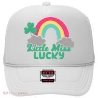 Little Miss Lucky Rainbow St Patrick's Day Hat thumb 0