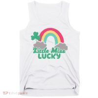 Little Miss Lucky Rainbow St Patrick's Day Tank Top thumb 0