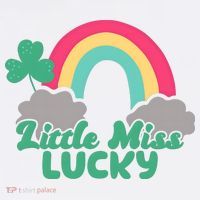 Little Miss Lucky Rainbow St Patrick's Day Visor thumb 3