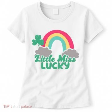 Little Miss Lucky Rainbow St Patrick's Day Women's T-Shirt