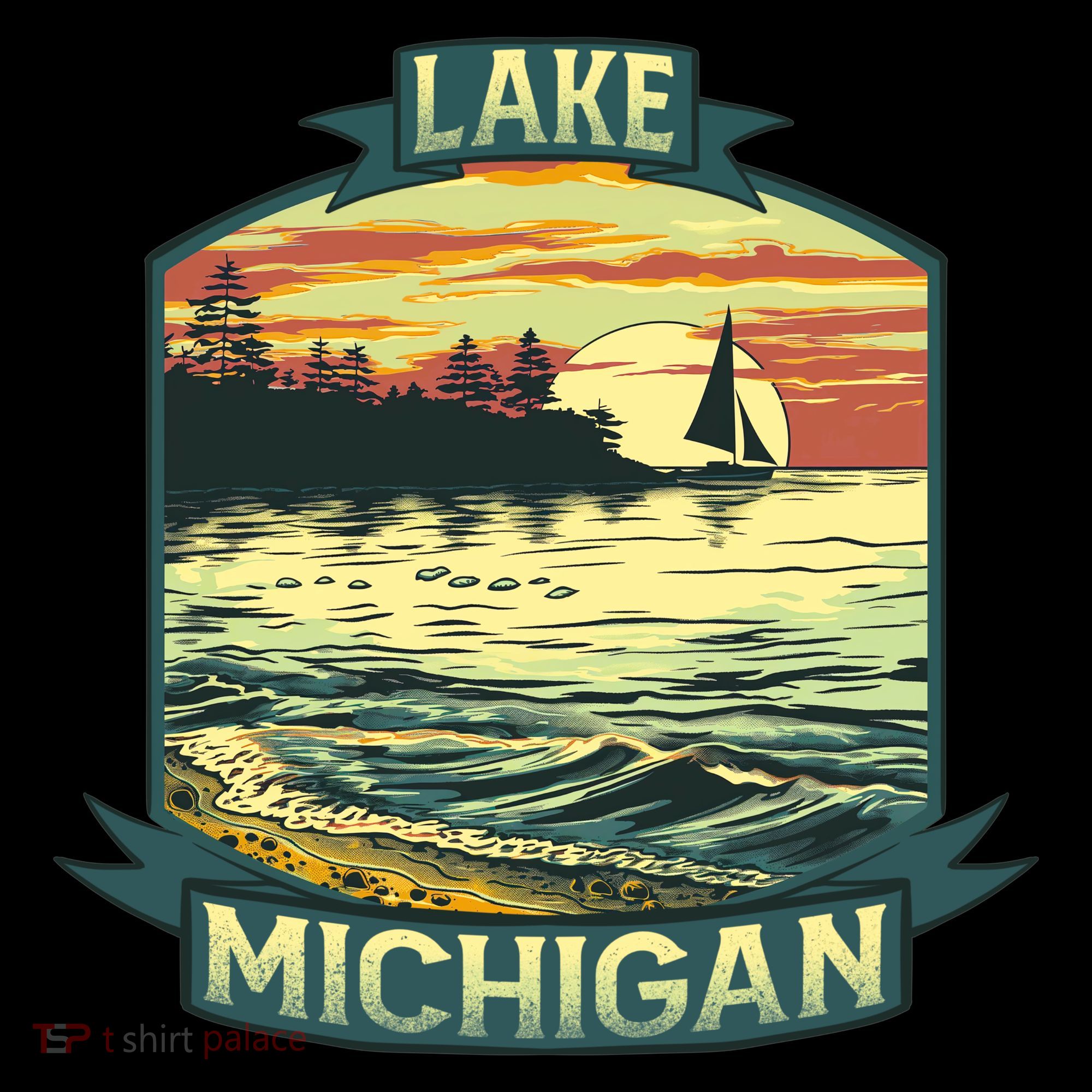 Lake Michigan Backpack