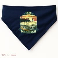 Lake Michigan USA-Made Doggie Bandana thumb 0
