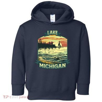 Lake Michigan Toddler Hoodie