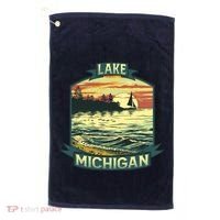 Lake Michigan Golf Towel thumb 0