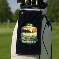 Lake Michigan Golf Towel thumb 2