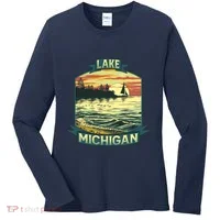 Lake Michigan Women's Long Sleeve Shirt thumb 0