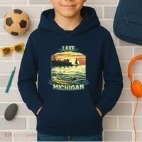 Lake Michigan Kids Hoodie thumb 2