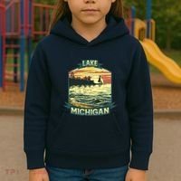 Lake Michigan Kids Hoodie thumb 3