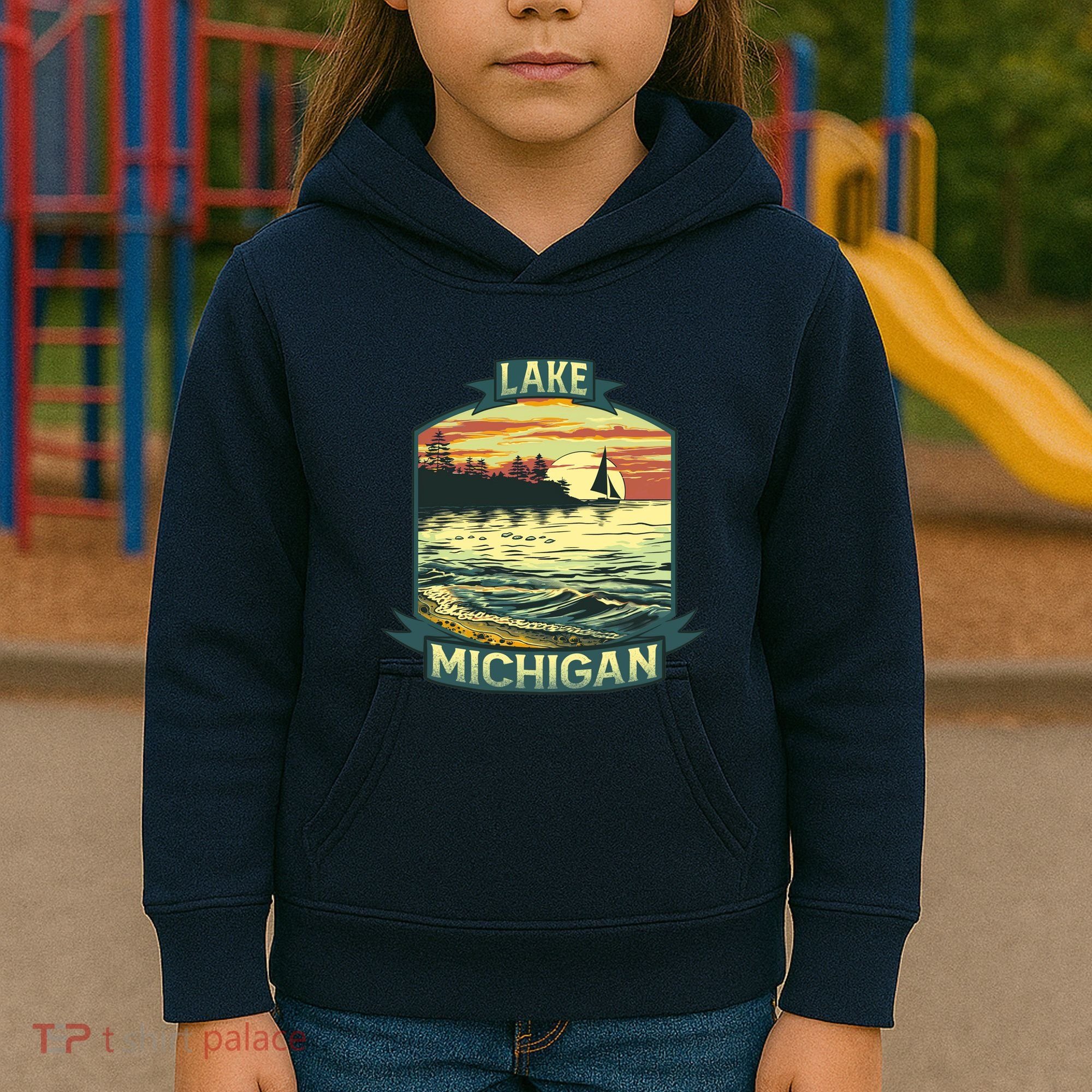 Lake Michigan Kids Hoodie
