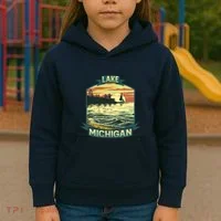 Lake Michigan Kids Hoodie thumb 3