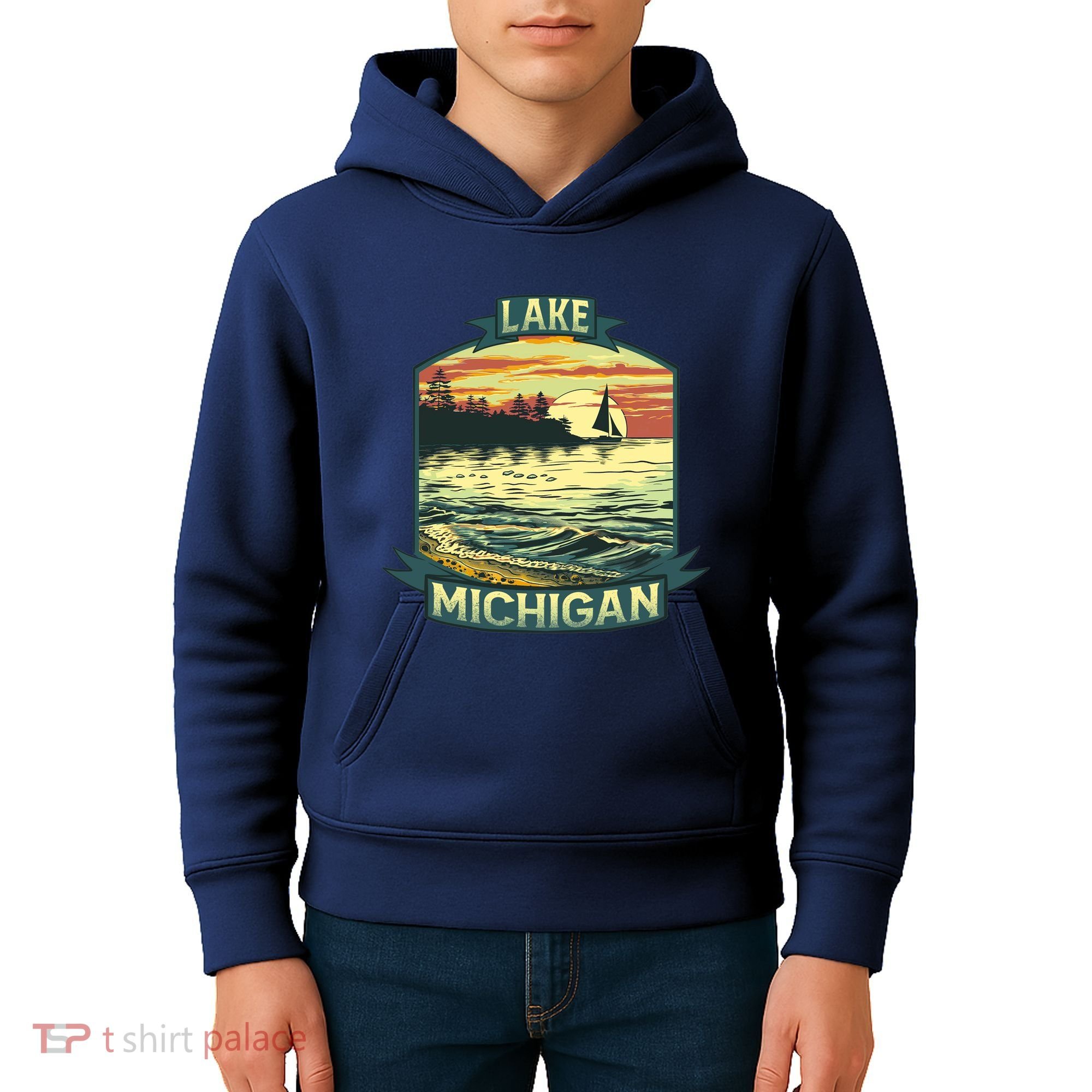 Lake Michigan Kids Hoodie