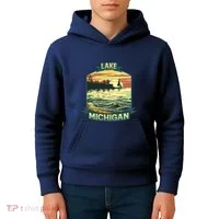 Lake Michigan Kids Hoodie thumb 4