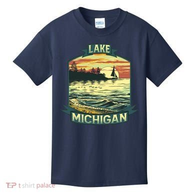 Lake Michigan Kids T-Shirt