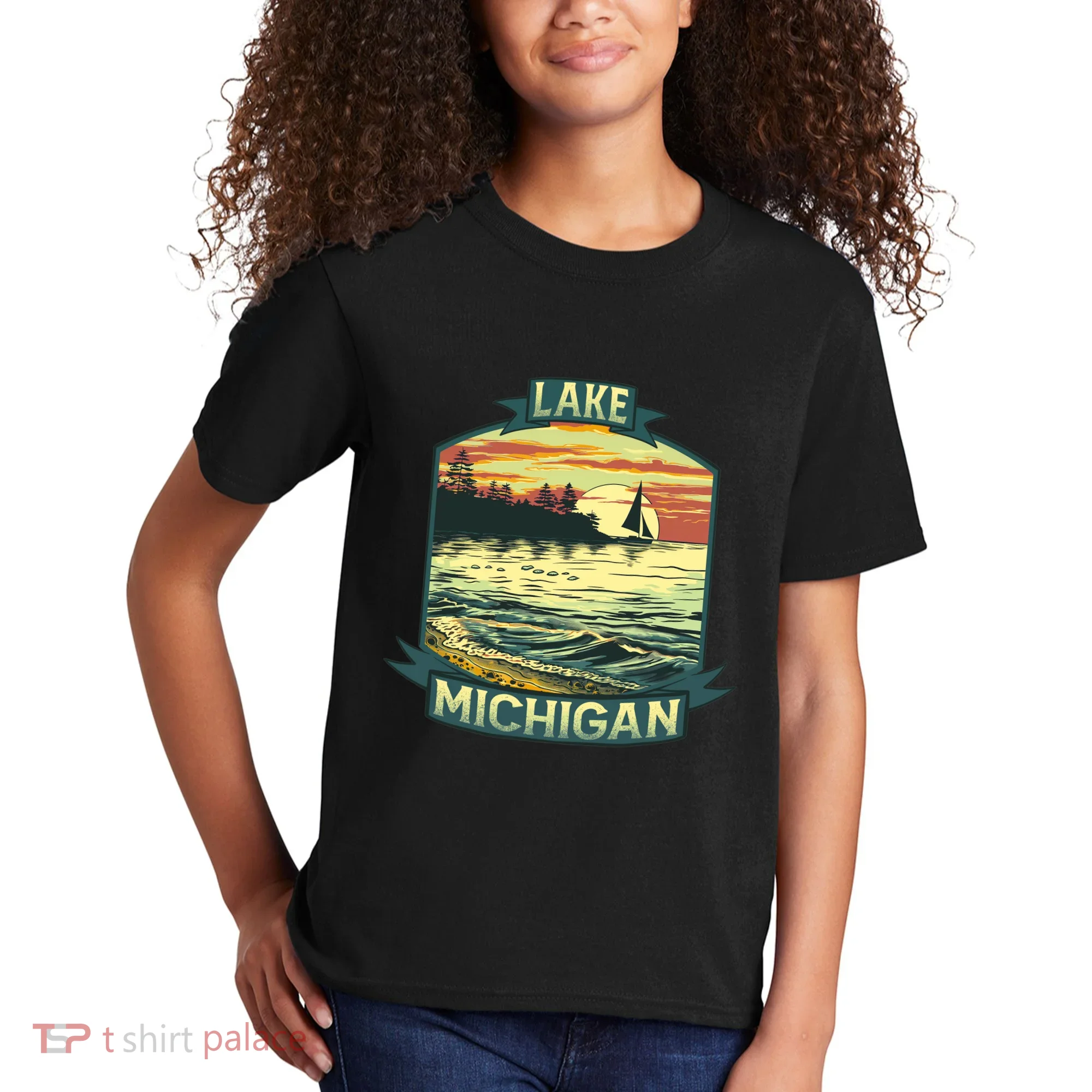 Lake Michigan Kids T-Shirt