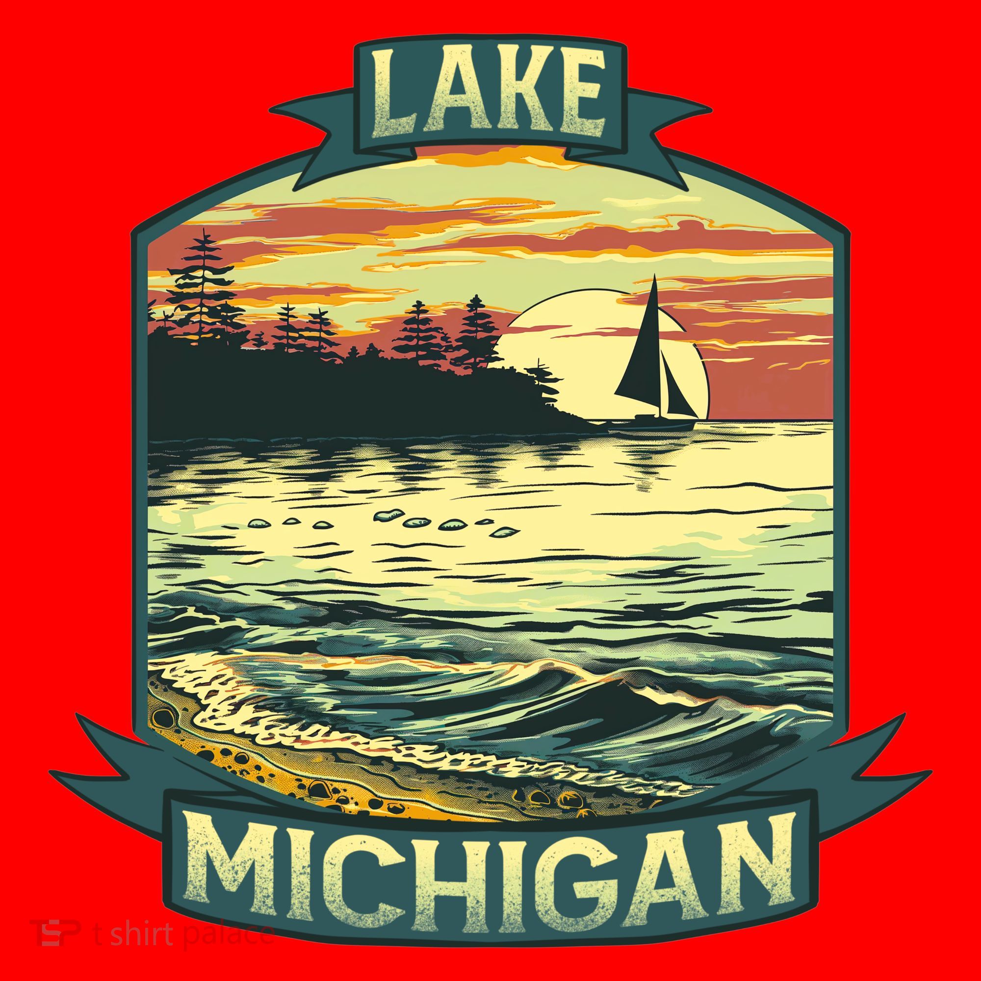 Lake Michigan Santa Hat