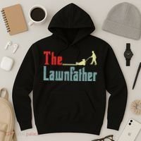 Lawn Mowing Lawnfather Mower Gardening Dad Father Day Gift Hoodie thumb 3