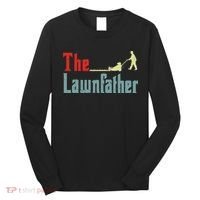 Lawn Mowing Lawnfather Mower Gardening Dad Father Day Gift Long Sleeve Shirt thumb 0