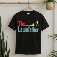 Lawn Mowing Lawnfather Mower Gardening Dad Father Day Gift T-Shirt thumb 2
