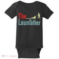 Lawn Mowing Lawnfather Mower Gardening Dad Father Day Gift Baby Bodysuit thumb 0