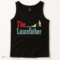 Lawn Mowing Lawnfather Mower Gardening Dad Father Day Gift Tank Top thumb 2