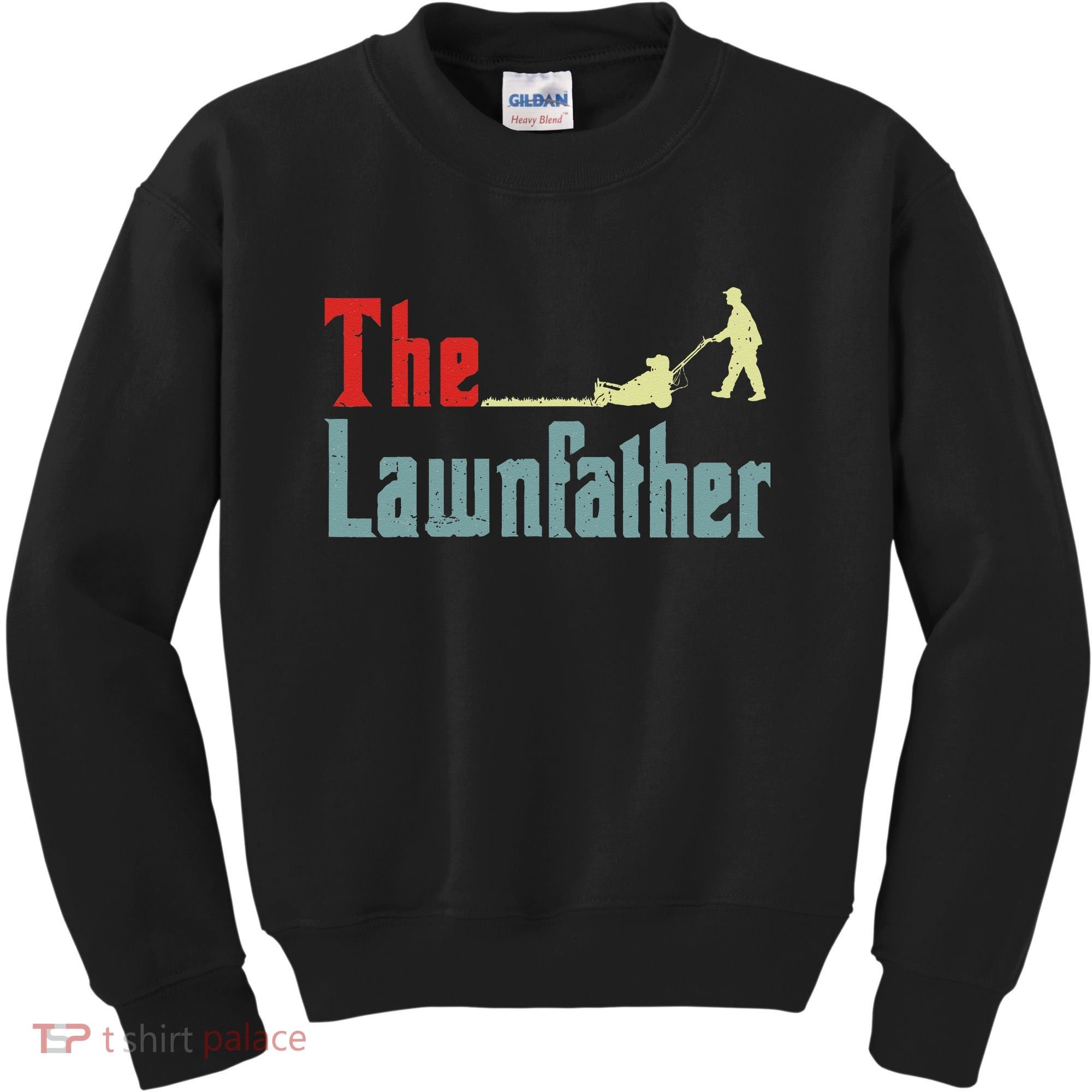 Lawn Mowing Lawnfather Mower Gardening Dad Father Day Gift Kids Sweatshirt