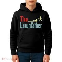 Lawn Mowing Lawnfather Mower Gardening Dad Father Day Gift Kids Hoodie thumb 4