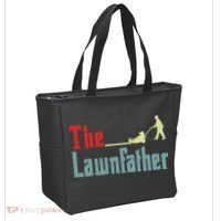 Lawn Mowing Lawnfather Mower Gardening Dad Father Day Gift Tote Bag thumb 2