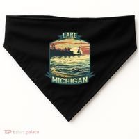 Lake Michigan USA-Made Doggie Bandana thumb 0