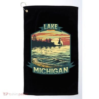 Lake Michigan Golf Towel