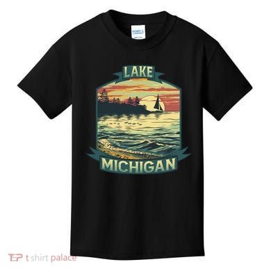 Lake Michigan Kids T-Shirt